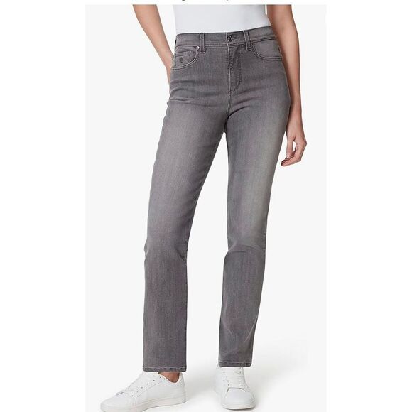 Gloria Vanderbilt Women's Classic Amanda High Rise Tapered Jean 8 Short - Picture 1 of 16